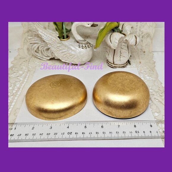 Tatcha Gold Round Trinket  Box - Picture 5 of 6